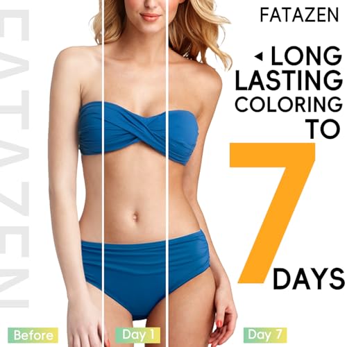 Natural-Looking Self Tanner Lotion, Long Lasting Streak-Free Sunless Tanning Cream for Face & Body, Organic Moisturizing Bronzed Glow Overnight Tan, No Fake Tan Smell, Vegan & Cruelty Free