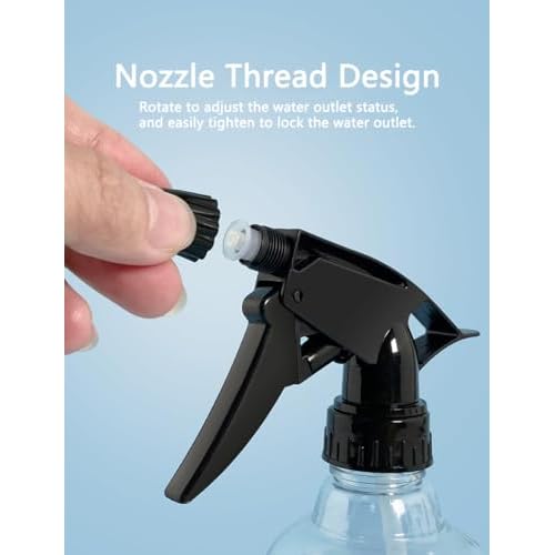 3 PCS Plastic Spray Bottles 8 oz Empty Spray Bottle with Adjustable Nozzle Mini Spray Bottle Liquid Sprayer for Kitchen Cleaning Water Plants