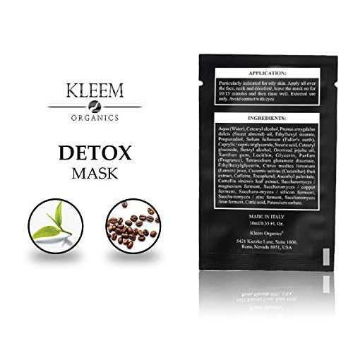 Kleem Organics Facial Face Masks: Anti Aging Face Mask | Moisturizing & Detox Face Mask | Nourishing & Soothing Face Mask. 3 Pack