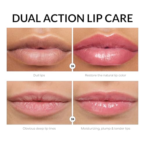 Transferproof Color Changing Lipstick, Gold Crystal Ph Color Changing Lipstick, Long Lasting Moisturizing Gold Foil Glossy Shine Lip Gloss-2PCS