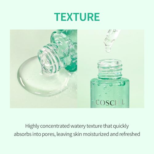 Green Papaya PDRN Pore Ampoule, Lightweight Pore Serum With Green Papaya Extract & PDRN, Hydrating Skin Texture Care, 30ml / 1.01 Fl Oz