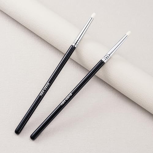Natural Goat Hair Eyeshadow Brush, Small Blending Eye Shadow Brush, Eye Shadow Blending Brushes, Eye Blending Brush, Nose Contour Brush, Eyeshadow Blending Makeup Brushes. (E904S)