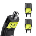 2 Pack Nose Hair Trimmer Replacement Head Compatible with Single Blade Handles QP Series, Beard Trimmer for Men Replacement Heads with Case, 360¡Æ Rotary Cutter, Waterproof.
