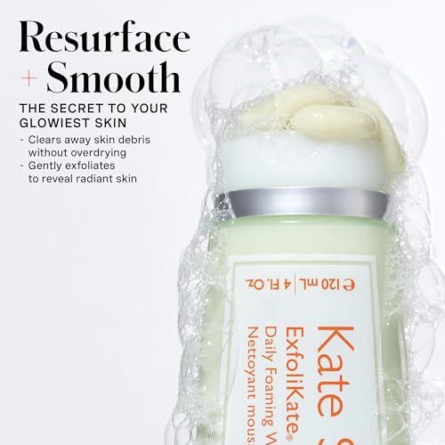 Kate Somerville ExfoliKate Cleanser ? Daily Exfoliating Foaming Face Wash ? Clinically Formulated Glycolic Acid and Lactic Acid Gentle Facial Scrub
