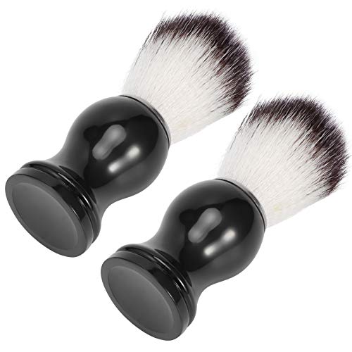Men Shaving Brush, Light Weight Small Size Easy to Grip Shaving Brush, for Hair Salon