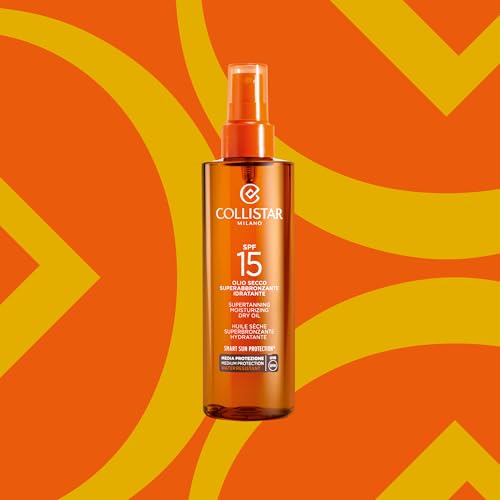 Collistar Speciale Abbronzatura Perfetta Olio Secco Superabbronzante Idratante 6.8oz (200ml) SPF15