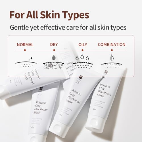 1.618 Volcanic Clay Mud Mask | Korean Style Pore & Sebum Clay Mask | Fast-Drying, Wash off type, 4.23oz
