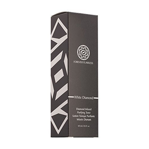 Forever Flawless Exfoliating Facial Toner With White Diamond Powder and Aloe Vera FF16, Enhance Skin Elasticity and Firmness, Cleanse and Close Pores (2.03 fl oz)