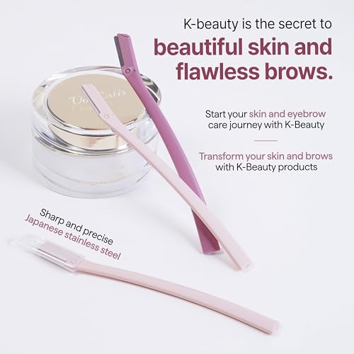 KoDerMa Dermaplaning Tool with Protective Cap ? Face Razor for Women & Men | Peach Fuzz Remover & Eyebrow Trimmer | Easy Exfoliation | K-Beauty Inspired | Ergonomic Blade Design (12)