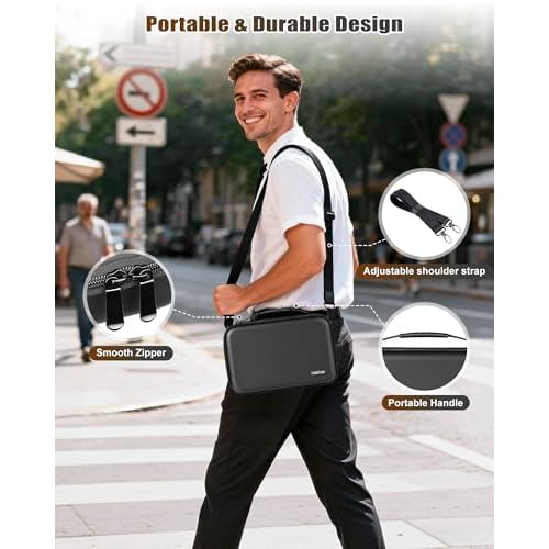 Barber Bags for Hair Clippers and Supplies, Hair Cutting Barber Case Supplies Organizer, Hair Trimmer Organizer for Men Razor Guard Grooming Kits (Case Only)