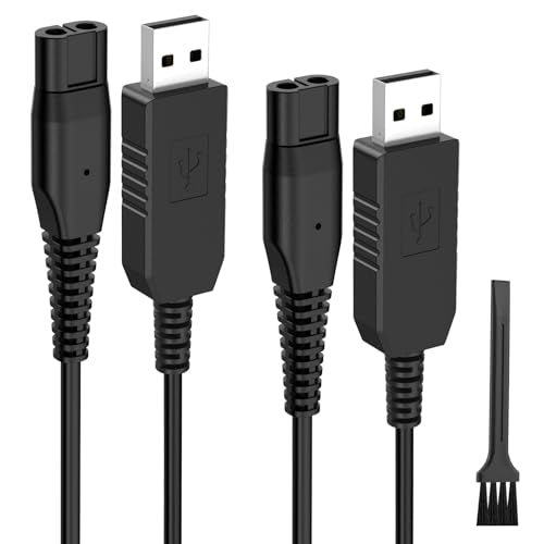 Amzpas 4.3V Charger Cord Fit for Philips Norelco One Blade QP2520 QP2521 QP2522 QP2510 QP2515 QP2620 QP2721 MG3710 MG3720 MG3730 MG3740 MG5700 QG3330 QT4000 A00390 Electric Trimmer Shaver