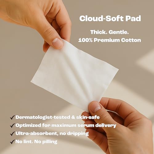 Hydracalm Facial Cleansing Pads ? 20 Individually Wrapped Cotton Wipes for Sensitive & Dry Skin | On-the-Go Face Wipes for Travel, Gym & Daily Skincare