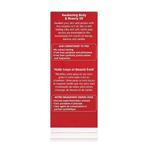 Weleda Awakening Pomegranate Body and Beauty Oil, 3.4 Fluid Ounce, Plant Rich Body and Beauty Oil with Pomegranate Seed, Jojoba and Sesame Oils