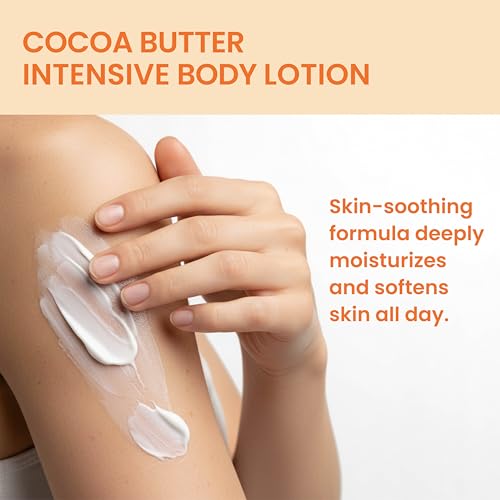 Himalaya Herbal Healthcare Cocoa Butter Intensive Body Lotion, Daily Ultra Moisturizer for Dry Skin, 13.53 oz, 2 Pack