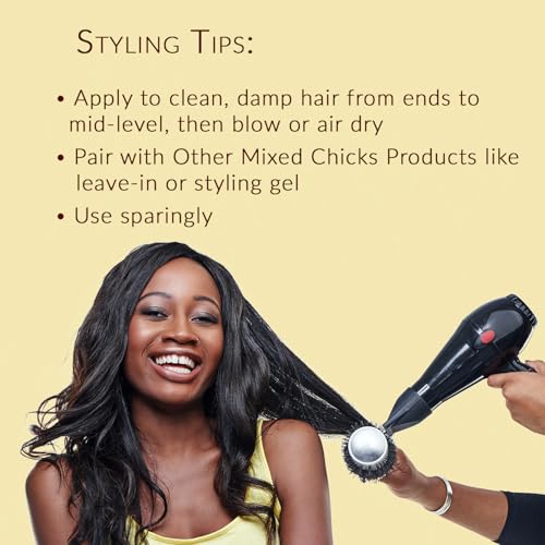 Mixed Chicks Gloss and Shining Hair Silk - Shine, Smooth & Finish, 1.7 oz
