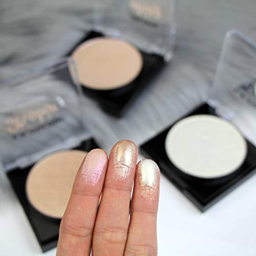 L.A. COLORS Strobing Powder, Champagne CSP256 (Pack of 2)