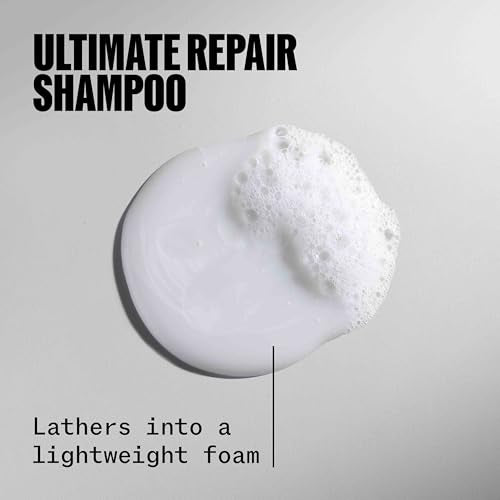 Wella Professionals ULTIMATE REPAIR Shampoo for Damaged Hair | Repairs, Strengthens, & Moisturizes with AHA & Omega-9 | For All Hair Types