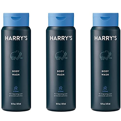 Harry?s Men?s Body Wash, Stone Scent, 16 Fluid Ounce (Pack of 3)