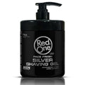 Redone Silver Shaving Gel 1000ml | Professional Barber-Grade Shave Gel for Men | Transparent Formula with Cooling Effect | Smooth Glide, Moisturizing & Anti-Irritation Shaving Gel for Close Shaves