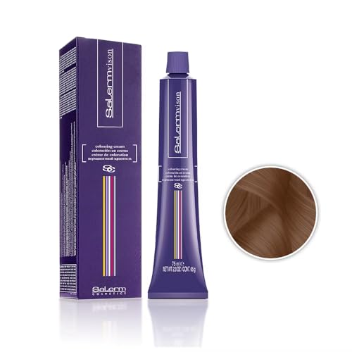 Salermvison Hair Coloring Cream #7.74 Copper Brown Blonde, 2.3 Ounce