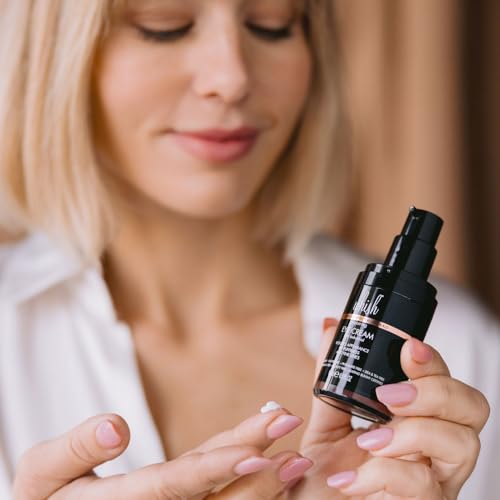 Whish Repairing Eye Cream - Reduces Puffiness & Appearance of Fine Lines, Reduces the Appearance of Bags & Dark Circles, Has Gentle All Natural Retinol Replacement, Backuchiol - .5 fl oz