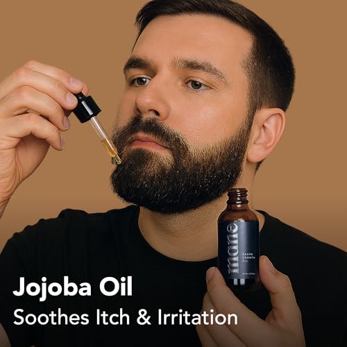 Beard Care Oil for Men (30ml) ? Nourishing Blend with Jojoba & Sesame Seed Oils for Thicker-Looking, Fuller Beard Appearance ? Hydrating and Conditioning Formula for Beard & Mustache