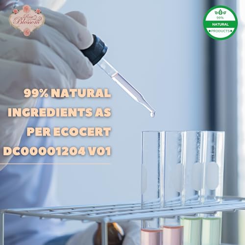 ECOCERT Certified Rose Blossom- Centifolia Rose Moisturizing Day Cream-50ml | Tested for Sensitive Skin | Luxurious, Hydrating, Soothing, Face Cream with Hydrolyzed Silk, Salicyclic Acid, Shea Butter