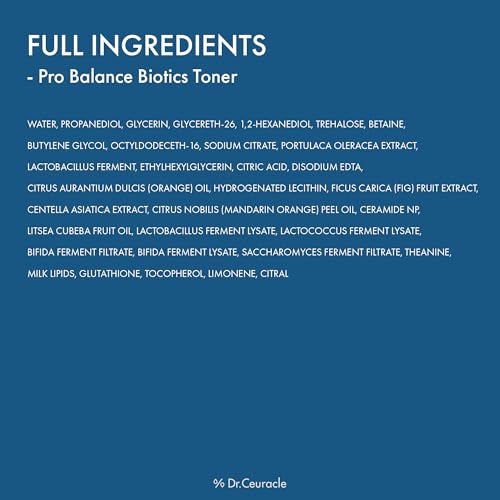 Dr.Ceuracle Pro Balance Moisture Barrier Set - Moisturizing pH Balanced Korean Skincare Gift Set included Cleansing Foam, Toner, Cream