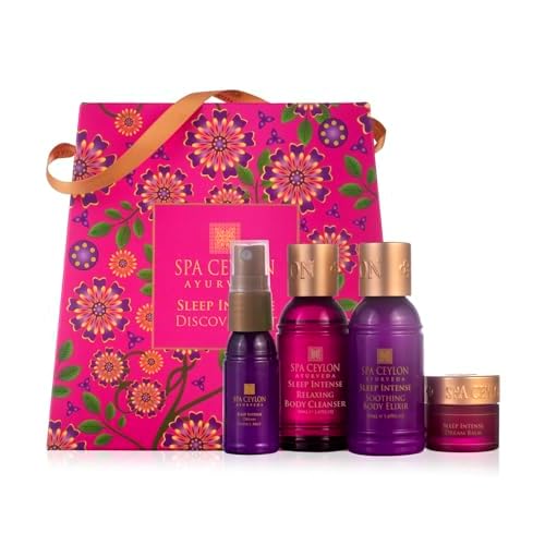 SPA CEYLON Sleep Intense Discovery Set | Ayurvedic Spa Kit for prepare for Sleep | Spa Set