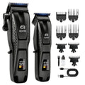 Hair Clippers for Men Professional, Cordless Clippers and Trimmers Set for Hair Cutting, 8500RPM Rechargable Electric Hair Trimmer for Self-Haircut and Family Use (Black)