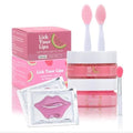 6-in-1 Lip Care Kit With Lip Sleeping Mask, Silicone Brush, Sugar Lip Scrub, Lip Mask Sheet to Reveal Luscious, Lip Exfoliator Scrub to Soft Lips ? Korean Lip Therapy Set for a Fuller
