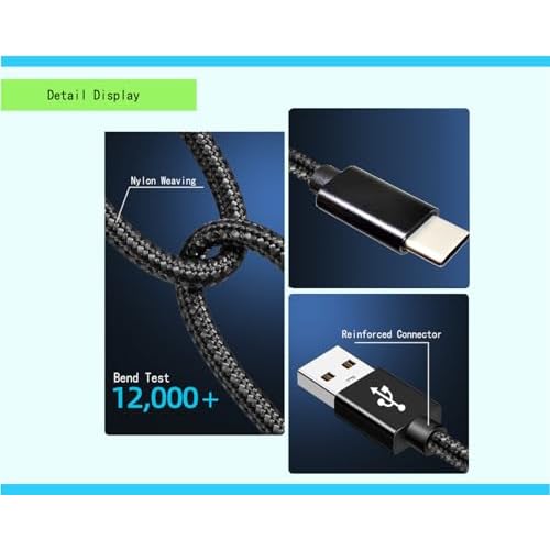 Portable Blender Charger Compatible with Ninja BC151BK/COKUNST/Magic Bullet/BlendJet/NexaEase/Prasky Replacement USB Power Adapter Cord