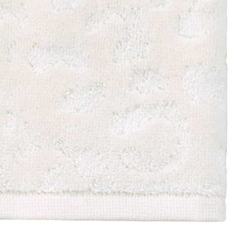Nicole Miller - Washcloths, Soft & Absorbent Cotton Towels, Dorm Room Essentials, Set of 4 (Celina Collection, Cream)