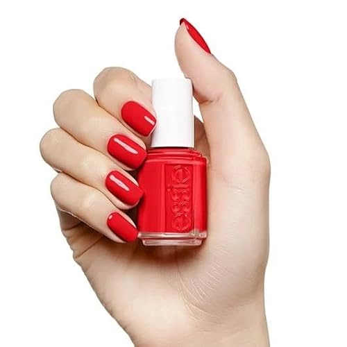 essie Lacquered Up 522 Nail Polish, 0.45 oz, Vibrant Red Shade