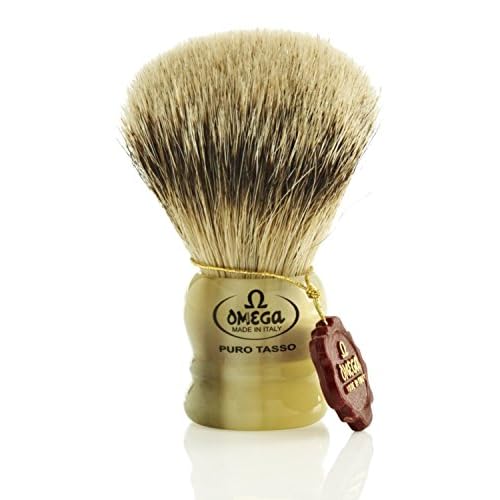 Omega Short Silvertip Badger Shaving Brush