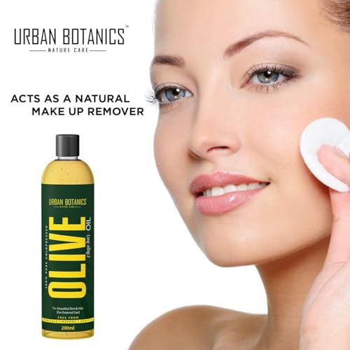 UrbanBotanics¢ç Pure Cold Pressed Olive Oil For Hair and Skin, 250ml