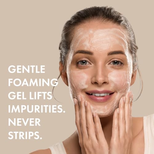 Glowbiotics Probiotic Revitalizing Cleanser - Anti-Aging Face Wash with Peptides - 5 oz - Hydrating Gel for Hormonal, Dry & Mature Skin