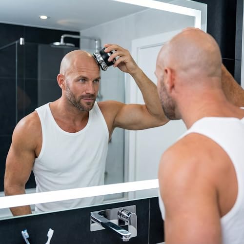 Head Shaver for Men Bald Head, 7D Rotary Head Shavers for Bald Men, Electric Bald Shaver with LED Display, Waterproof USB-C Fast Charging