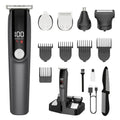 Beard Trimmer for Men, Electric Razor for Nose, Body, Face and Mustache, 5-in-1 Barber Hair Clippers, Cordless Shavers for Men Grooming Kit Ideal Gift