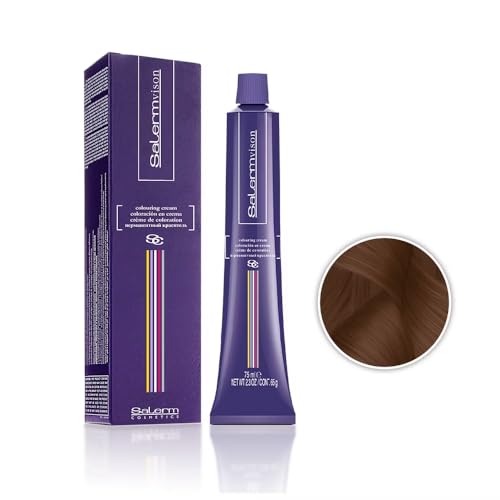 Salermvison Hair Coloring Cream #5.74 Light Chestnut Copper Brown, 2.3 Ounce