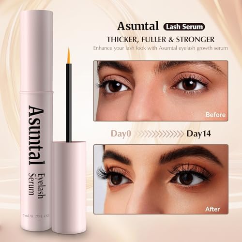 Lash Serum for Eyelash Growth - Advanced Eyelash Growth Serum for Longer, Thicker & Fuller Lashes - Nourishing Vegan Formula, Cruelty-Free for Sensitive Eyes (5ml)