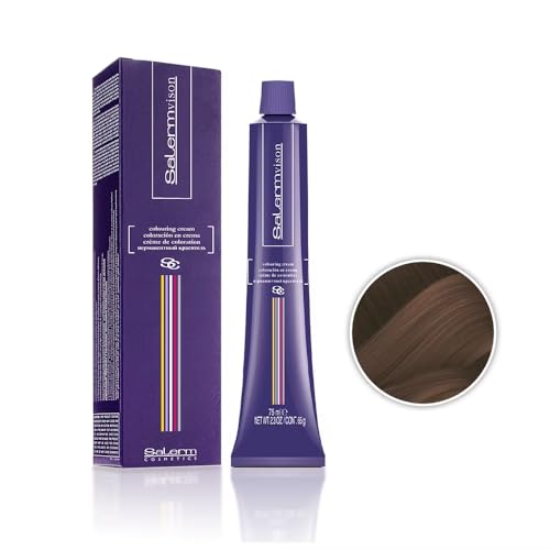 Salermvison Hair Coloring Cream #6.34 Dark Golden Blonde, 2.3 Ounce / 75 Milliliter