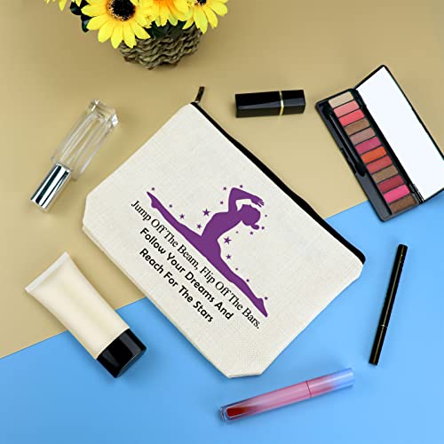 G2TUP Peanut Butter and Jelly Lover Gift Just A Girl Who Loves Peanut Butter and Jelly Makeup Bag Sandwich Lover Cosmetic Bag (Peanut Butter and Jelly White Bag)
