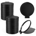 80Pcs Mini Folding Mirror for Purse, Round Makeup Mirror Portable Pocket Compact Travel Small Mirrors Mini Gifts for Women Adult Coworker Friends Halloween Christmas (2.5Inch, Black)