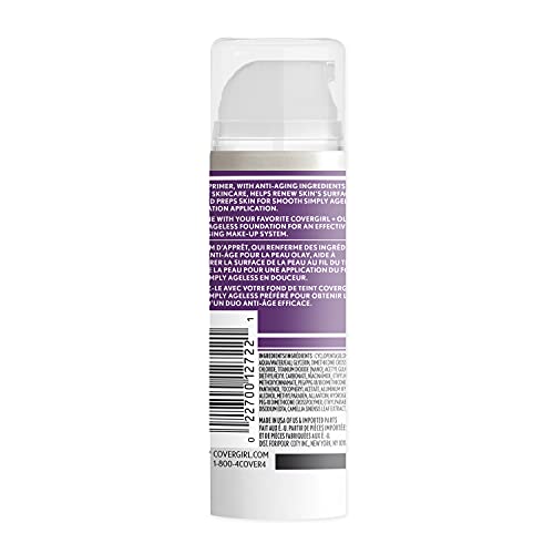 COVERGIRL Simply Ageless Makeup Primer, 1 Fl Oz, Pack of 1