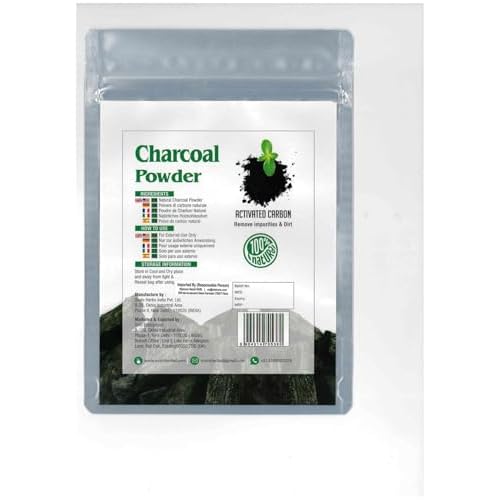 SVATV Activated Charcoal Powder | Natural Face Masks | Cleanse Excess Oil | Brightening skin | Ingredient for Dental Care | Fresh Glowing Skin - 227g, Half Pound, 8 Ounce