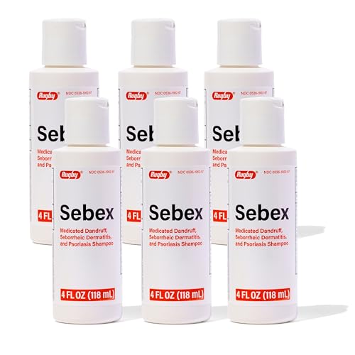 Sebex Medicated Dandruff Shampoo Generic for Sebulex - 4 oz, (Pack of 6) by Major Pharmaceuticals