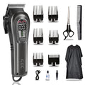 GEC Smart Hair Clipper for Men,Rechargeable -Professional Clippers,Low Noise 5-Mode Hair Clippers with Auxiliary Light Hair Trimmer Kit for Men