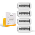 NEW Nood¢â Razor Blade Refills ? Premium Stainless Steel Refillable 5-Blade Razors for Women & Men ? 360¡Æ Moisture Strip Helps Prevent Skin Irritation ? Works Everywhere Hair Grows ? 4 Refill Pack