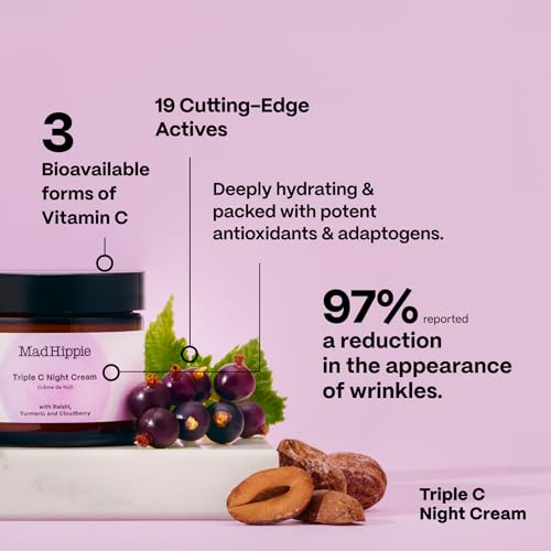 Mad Hippie Travel Essentials ??Vitamin C Serum, Triple C Night Cream, Super A Serum + Jelly Cleanser in a 100% Recycled Toiletries Bag, Cruelty-Free, Skin Care